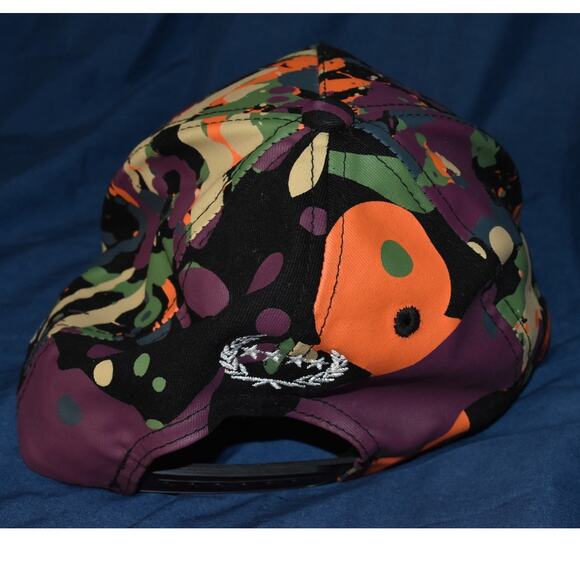 NO F*CKS GIVEN Field Grade Hat Snapback Baseball Cap Paint Splatter - Picture 5 of 8